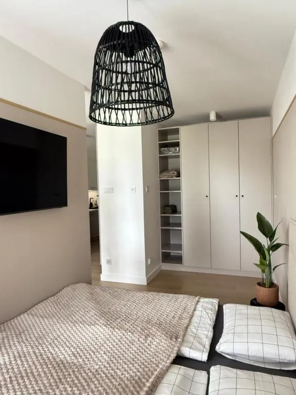 Schlafzimmer mit Doppelbett